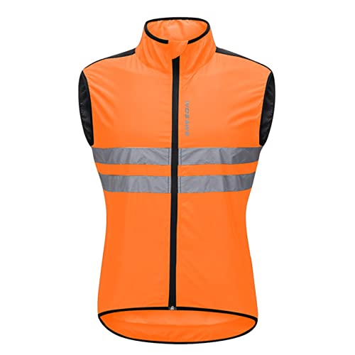 Celucke Fahrradweste Herren Leicht Sommer Atmungsaktive Reitweste Reflektierende Weste Reflektierendes Laufweste Winddicht Wasserdicht Softshell Windweste Mesh-Futter Innen ärmellose Sportweste Celucke Fahrradweste Herren Leicht Sommer Atmungsaktive Reitweste Reflektierende Weste Reflektierendes Laufweste Winddicht Wasserdicht Softshell Windweste Mesh-Futter Innen ärmellose Sportweste von Celucke