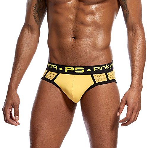 Celucke Herren Soft Billig Gute Qualität Briefs, Unterhosen Männer Hipster Stretch Hüftslips Herrenunterwäsche von Celucke