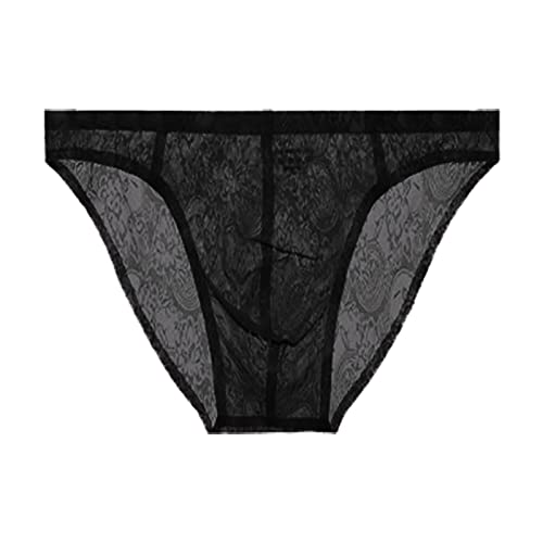 Celucke Herren Streifen Soft Briefs, Sexy Slip Unterhosen Hipster Stretch Hüftslips Herrenunterwäsche von Celucke