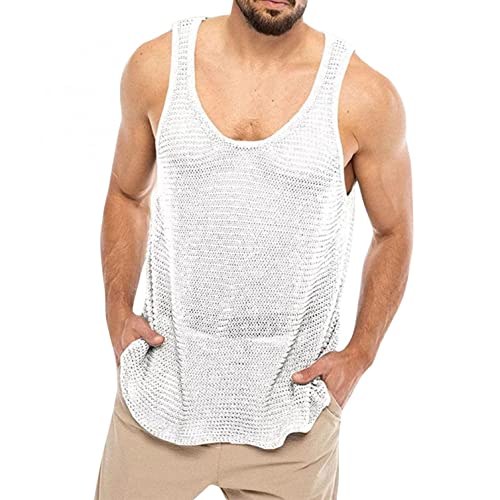 Celucke Laufshirt Männer Ärmellos Funktionstop Sport Tank Top Herren Sport Tanktops Fitness Muskelshirt Kompression Schnelltrocknend Atmungsaktiv Compression Shirt Sleeveless von Celucke