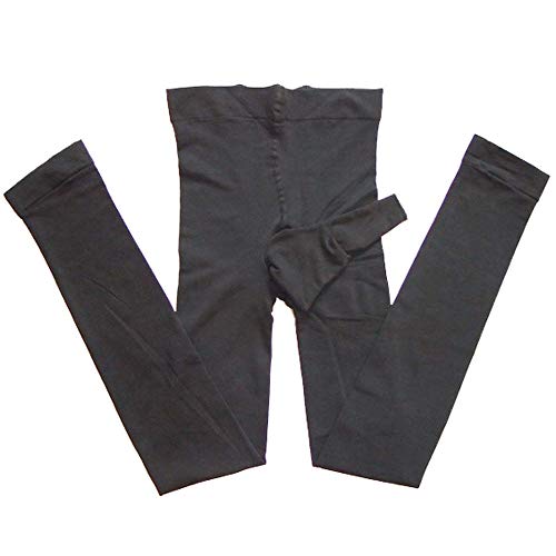 Celucke Männer Footless Strumpfhosen Nylon Strumpfhosen Mantel Offen, Herren Unterwäsche von Celucke