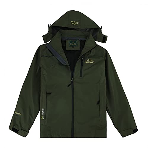 Celucke Regenjacke Herren Wasserdicht Atmungsaktiv mit Kapuze Dünn Winddicht Jacken Kapuzen Regenmantel Leichte Outdoor Wetterjacke Männer Mäntel von Celucke