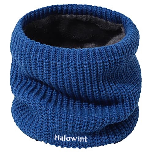 Celucke Schal Herren Damen Fleece Halswärmer Winddicht Thermo Gestrickt Schlauchschal Winterschal Halsschlauch Schlauchschal Halswärmer Gesichtsschal Halstuch Fleece Loopschal von Celucke