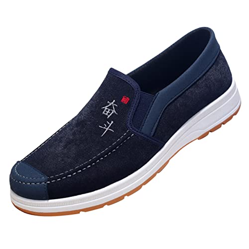 Celucke Segeltuchschuhe Herren Canvas Freizeitschuhe Slip On Stoffschuhe Low Top Flache Schuhe Runde Zehe Sportschuhe Faulenzer Schlupfen Leinwand Flacher Mund Bequem Schuhe Celucke Segeltuchschuhe Herren Canvas Freizeitschuhe Slip On Stoffschuhe Low Top Flache Schuhe Runde Zehe Sportschuhe Faulenzer Schlupfen Leinwand Flacher Mund Bequem Schuhe von Celucke