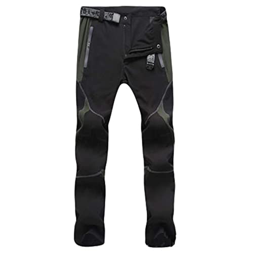 Celucke Skihose Herren Regenhose Gefüttert Regenlatzhose Wanderhose Wasserdicht Wind Softshell Hose wasserdichte Regenlatzhose Trekkinghose Atmungsaktiv Funktionshose von Celucke