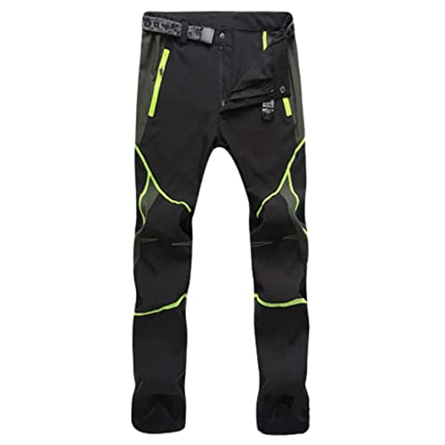 Celucke Skihose Herren Regenhose Gefüttert Regenlatzhose Wanderhose Wasserdicht Wind Softshell Hose wasserdichte Regenlatzhose Trekkinghose Atmungsaktiv Funktionshose von Celucke