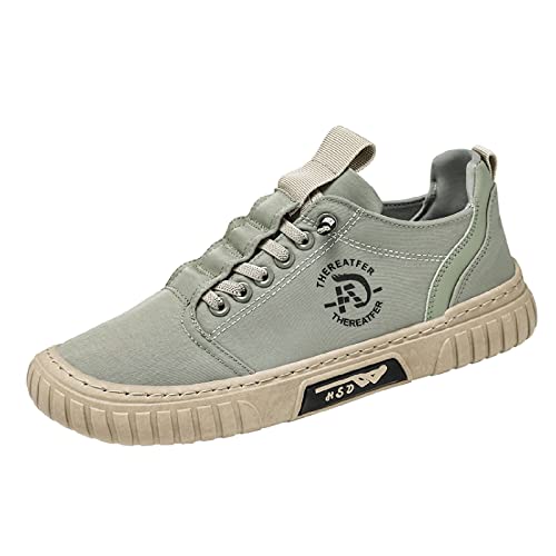 Celucke Sneakers Herren Sportschuhe Low Top Atmungsaktive Stoffschuhe Freizeitschuhe Skateboardschuh Sommer Mode Skate Schuhe von Celucke