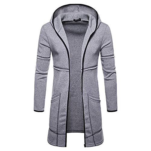 Celucke Strickjacke Herren Mittlere Länge Kapuzenjacke Lang Sweatjacke Langarm Hoodie Pullover Kapuzenpulli Jacken Sweatshirt Kapuzenjacke Celucke Strickjacke Herren Mittlere Länge Kapuzenjacke Lang Sweatjacke Langarm Hoodie Pullover Kapuzenpulli Jacken Sweatshirt Kapuzenjacke von Celucke