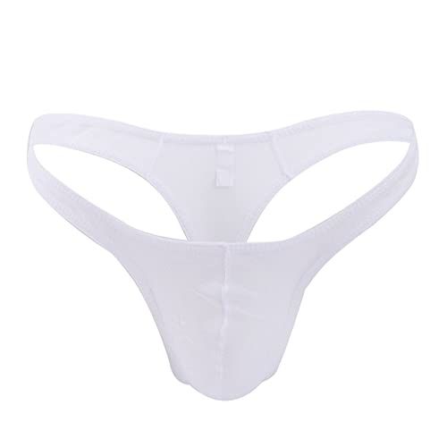 Celucke String Tanga Herren Sexy Unterwäsche Männer Transparent Brief Slip T-Back Thong Mini Bikini Unterhose Reizvolle Jockstrap Durchsichtige Bikini G-Strings von Celucke