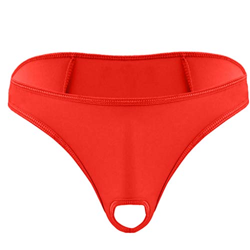 Celucke T-Hose Herren Sexy Unterwäsche Dessous Tanga Transparent Thongs T-Rücken Unterhosen aus Eisseide von Celucke