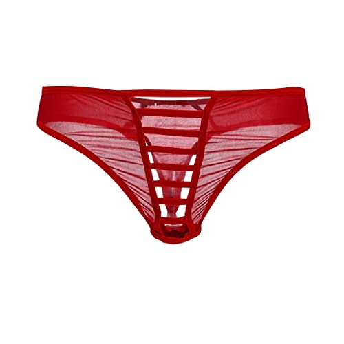 Celucke T-Hose Herren Tanga String Sexy Unterwäsche Dessous Stretch Erotik Dünn Hüftslip Niedrige Taille Sexy von Celucke