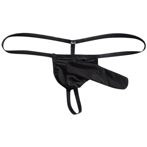 Celucke T-Tanga Herren Elefantenhose String Tanga Dessous Erotisch Männer Tanga Unterhose Niedrige Taille T-Hose Wetlook Dessous Mann T-Backstring Thong Gay Unterwäsche Lingerie von Celucke