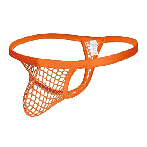 Celucke Tanga Mode Herren Briefs G-String Unterwäsche Bulg Sport Hohl Unterhose Komfortabel, Atmungsaktiv und Antibakteriell von Celucke