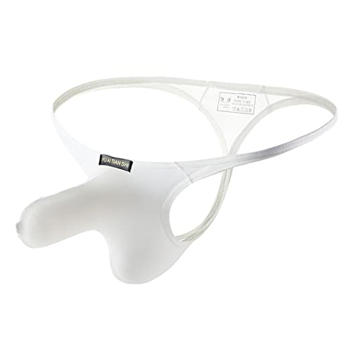 Celucke Unterhose Herren T-Hose Männer Unterwäsche Elefantenrüssel Tanga Eisseide Männerwäsche Reizwäsche Gay Unterwäsche T-Back String Mankini Erotische Strings von Celucke