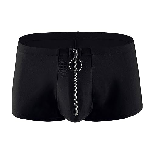 Celucke Unterwäsche Herren Männer Boxershorts Sexy Männerwäsche Reißverschlussdruck Herren-reizwäsche Gay Unterwäsche Sexy Retroshorts Für Mann Erotische Strings Für Herren von Celucke