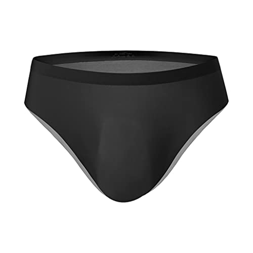 Celucke Unterwäsche Herren Slips Nahtloser Herren Slip aus Eisseide Ultradünner Einteiliger 3D Konvexfilm Underwear Höschen von Celucke