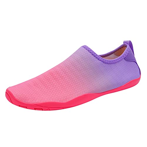 Celucke Wasserschuhe Damen Outdoor Schwimmschuhe Schuhe Strandschuhe Schnorcheln rutschfeste Schnell Trocknend Barfussschuhe Badeschuhe Größe 41 von Celucke