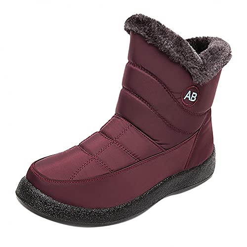 Celucke Winterstiefel Damen Schneestiefel Wasserdicht Gefüttert Warm Ankle Boots mit Fleece Winter Kurzschaft Winterboots Winterschuhe Baumwollschuhe Stiefel Celucke Winterstiefel Damen Schneestiefel Wasserdicht Gefüttert Warm Ankle Boots mit Fleece Winter Kurzschaft Winterboots Winterschuhe Baumwollschuhe Stiefel von Celucke