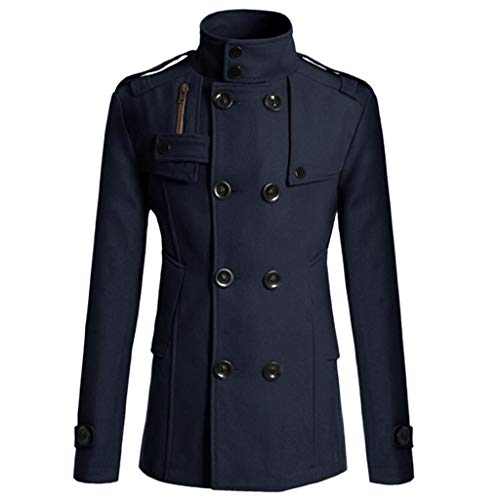 Celucke Wollmantel Herren Kurz Zweireihiger Mäntel Casual Winter Dufflecoats Männer Warmer Business Coat Slim Fit Jacke Baumwollfutter Dicker Winddichte Wintermantel Übergangsjacke Celucke Wollmantel Herren Kurz Zweireihiger Mäntel Casual Winter Dufflecoats Männer Warmer Business Coat Slim Fit Jacke Baumwollfutter Dicker Winddichte Wintermantel Übergangsjacke von Celucke