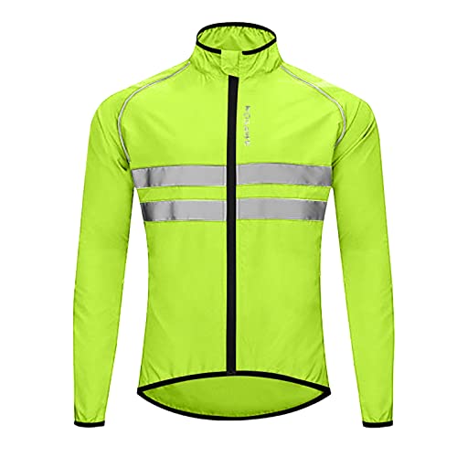 Fahrradjacke Herren Wasserdicht Atmungsaktiv Sommer Radtrikot Jacke Langarm Stehkragen Fahrradtrikot Vollständig Reflektierende Warnjacke Dünn Softshell Radfahren Jersey Mantel Radsport Bekleidung Fahrradjacke Herren Wasserdicht Atmungsaktiv Sommer Radtrikot Jacke Langarm Stehkragen Fahrradtrikot Vollständig Reflektierende Warnjacke Dünn Softshell Radfahren Jersey Mantel Radsport Bekleidung von Celucke