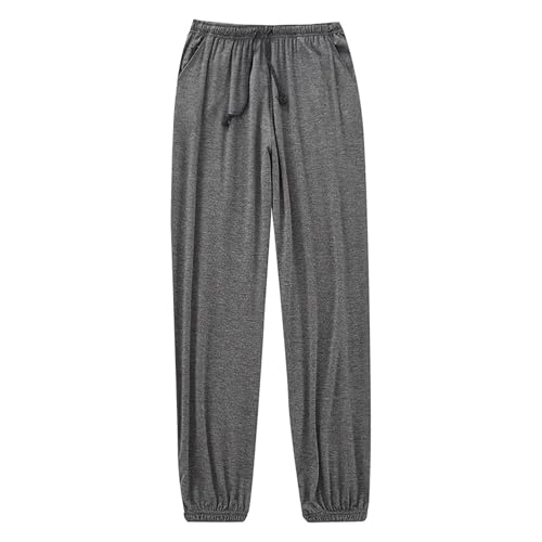 Pyjamahose Herren Lang Elastisch Schlafanzughosen Dünne Bequeme Pyjama Hose Oversize Schlafhose Leichte Elastischer Bund Freizeithose Gerade Loungehose Männer Haushose mit Taschen Pyjamahose Herren Lang Elastisch Schlafanzughosen Dünne Bequeme Pyjama Hose Oversize Schlafhose Leichte Elastischer Bund Freizeithose Gerade Loungehose Männer Haushose mit Taschen von Celucke