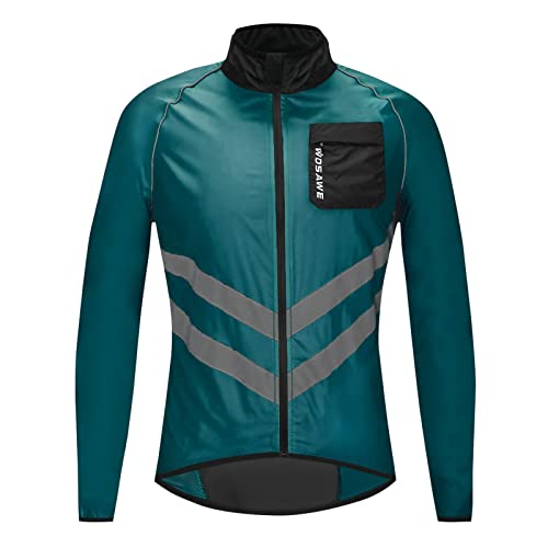 Radtrikot Jacke Herren Windjacke Netzfutter Winddicht Fahrradjacke Vollständig Reflektierende Langarm Leicht Radfahren Stehkragen Fahrradtrikot Männer Fahrrad Trikot Mantel Motorrad Bergsteigen Laufen Radtrikot Jacke Herren Windjacke Netzfutter Winddicht Fahrradjacke Vollständig Reflektierende Langarm Leicht Radfahren Stehkragen Fahrradtrikot Männer Fahrrad Trikot Mantel Motorrad Bergsteigen Laufen von Celucke