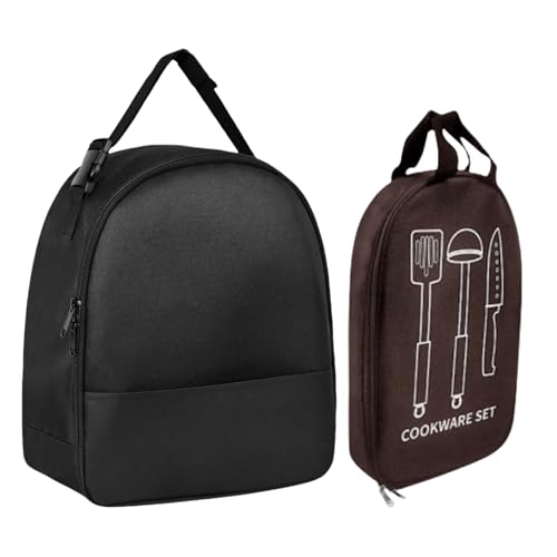 Celuicion Camping Zubehör Organizer,Tragbarer Camping Utensilien Organizer Tragetasche | wasserdichte Staubschutzhülle Für Picknick Tischgeschirr Sport Wandern von Celuicion