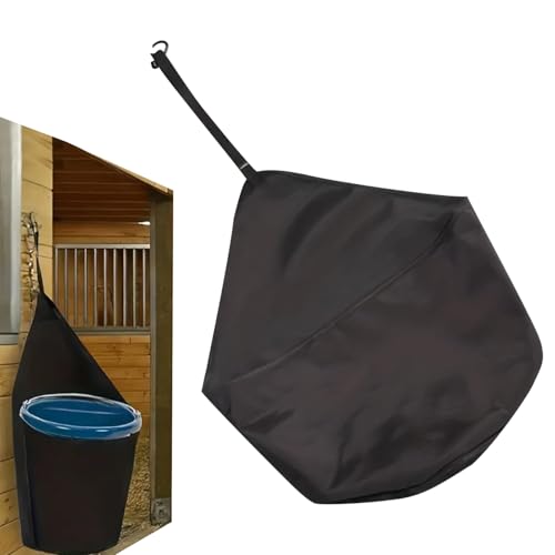 Celuicion Heutasche für – Eimer für Pferdeanhänger 19 Liter | Futterbehälter für Viehfutter aus Polyester 900D, tragbarer Organizer für Box drinnen und draußen von Celuicion