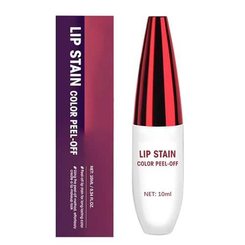 Celuicion Peeling Lippenstain - Langanhaltender Lip Gloss,Langanhaltender Nicht Klebender Lippenmakeup Glanz | Nicht Klebende Pflegende Lippen Makeup Lippenstift von Celuicion