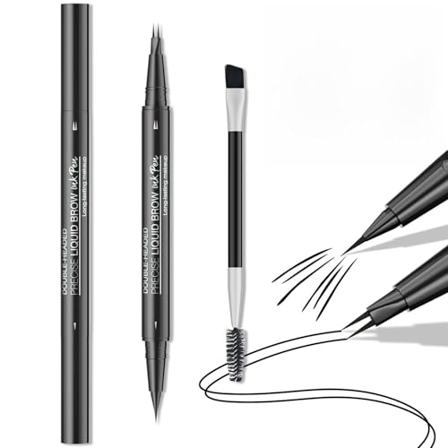 Augenbrauenstift, Augenbrauenfarbe, doppelseitig, mit Pinsel, Augenbrauen-Tönungsstift mit 2 Gabelspitzen von Celuicion