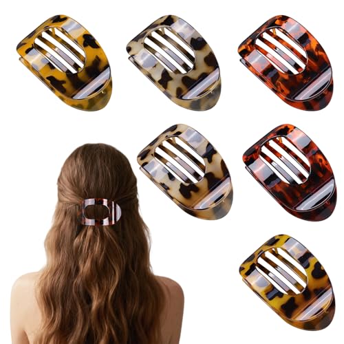 6 Stück Haarklammern Set für Damen Rutschfeste Haarspange Haarstyling Zubehör Haarschmuck Haarspangen Damen für Dünnes Dickes Haar Damengeschenk von Celvibe
