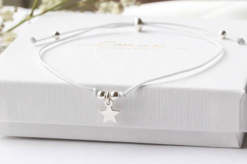 Sternchen Armband 925 Silber Filigran Sternarmband von CemariSchmuck