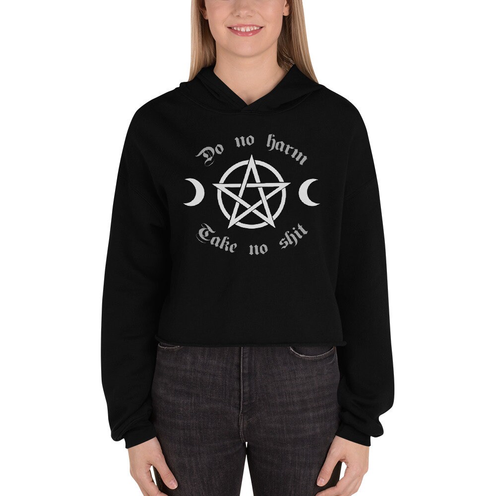 Do No Harm Crop Hoodie Do No Harm Crop Hoodie von CemeterySwag