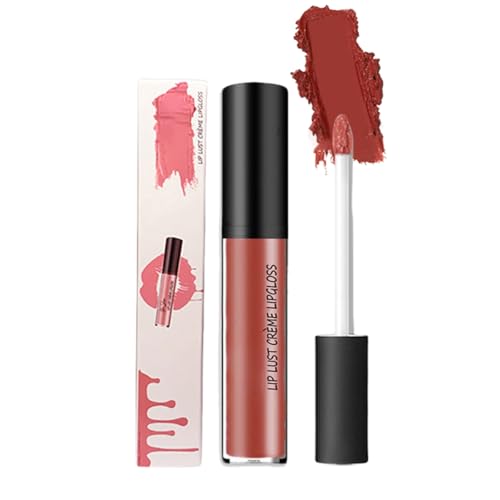 12 Colors Cream Texture Lipstick, 12 Color Cream Lip Gloss, Waterproof, Non-Fading, Long-Lasting Moisturizing (12#) von Cemssitu