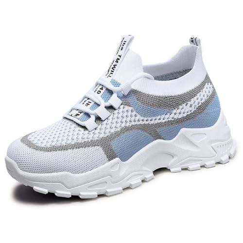 Cemssitu Orthocare - Ergonomische Schmerzlinderungs-Schuhe, Ortho Care Schuhe Damen, Orthopädische Schuhe Damen (White Blue,40) von Cemssitu
