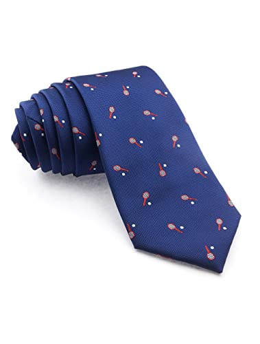Cencibel Smart Casual Krawatte Marine Schläger Tennis, marineblau von Cencibel Smart Casual