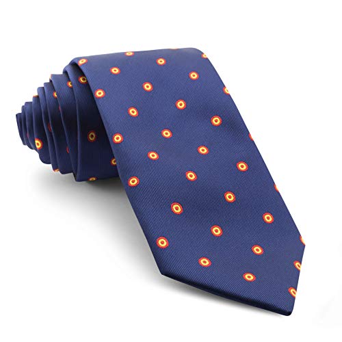 Herren Krawatte Blau Spanien Flagge von Cencibel Smart Casual