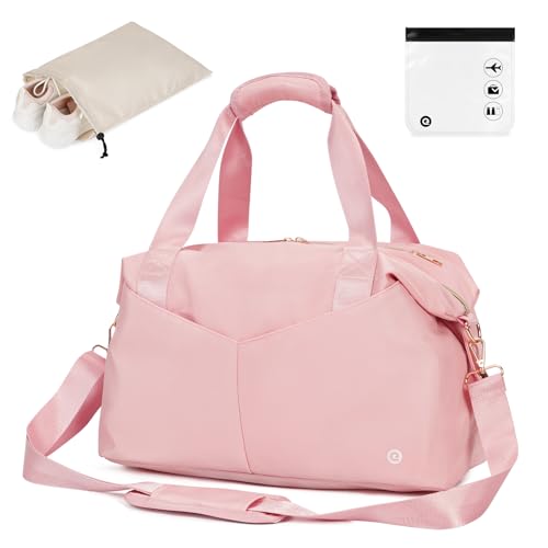 Reisetasche für Easyjet Airlines, 45 x 36 x 20 cm, Untersitz-Handgepäck mit TSA-zugelassener Quart-Tasche und Schuhtasche, Wochenendtasche für Damen, Pink-Ryanair, 40x20x25 for Ryanair Airlines, von Ceneda