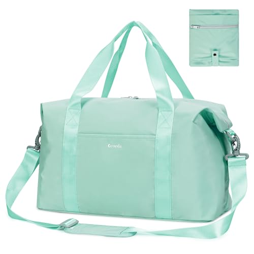 Für Easyjet Airlines 45 x 36 x 20 cm Kabinentasche, faltbar, Reisetasche, Untersitz, Handgepäck, Wochenender, Übernachtungstasche, für Damen und Herren, 30 l, mintgrün, 45x36x20 for Easyjet Airlines, von Ceneda