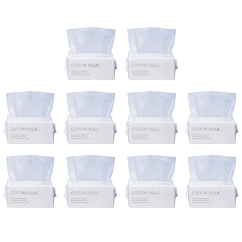 Cenei 1000PCS Einweg-Waschhandtuch, Gesichtstuch Reinigen, Baumwolle Herstellen, Make-Up-Handtuch Entfernen, Gesichtstuch Waschen von Cenei