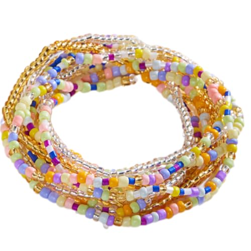 Cenifin Einstellbare Böhmische Stile Perlenarmband Praktisch Für Frauen Mit Mehrschichtiger Stapelbarer Charme Schmuck Fashion Accessoire Handgefertigtes Perlenarmband Handgefertigt von Cenifin