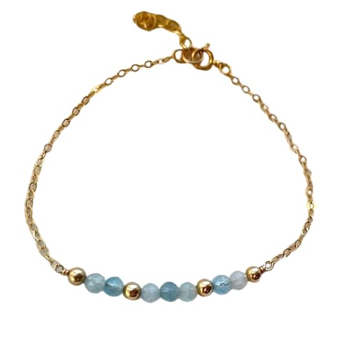 Cenifin Einstellbare Kristallgeburtssteine ​​Armband 12 Edelsteine ​​für Jeden Monat 3 Mm Facettiertes Naturstein Armband Schmuck Schmuck Elegante Facettenkristall Handgelenk Accessoire von Cenifin