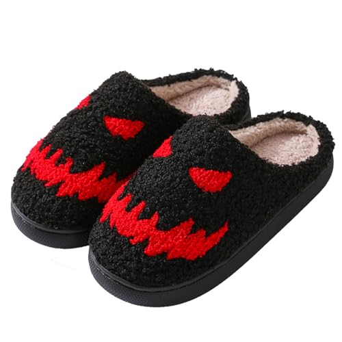 Cenifin Halloween Slipper Nicht Rutsch Innenhause Hausschuhe Hausschuhe Für Schlafzimmer Hotel Reise Spa O Halloween Kinder Kleinkind von Cenifin