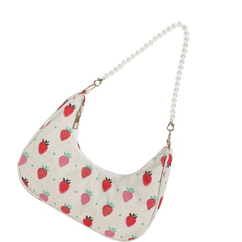 Cenifin Leichte Baumwoll Umhängetasche Blumensticke Multipocket Design Casual Achselbaus Für Frauen Everyday Essentials Pendlertasche von Cenifin