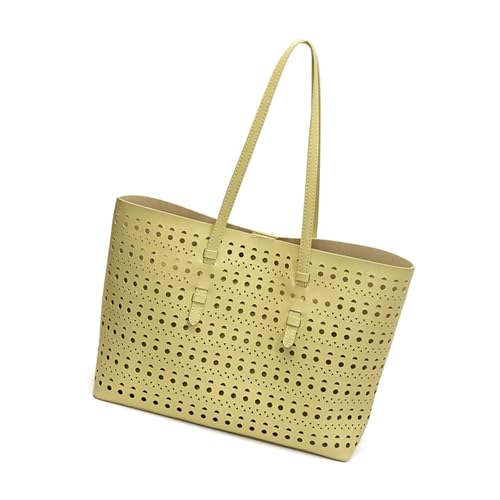 Cenifin Leichte Hohle PU Umhängetasche Für Profis Geräumige Arbeitspendler Mit Mehreren Taschen Und Tränenresistenten Freizeit von Cenifin