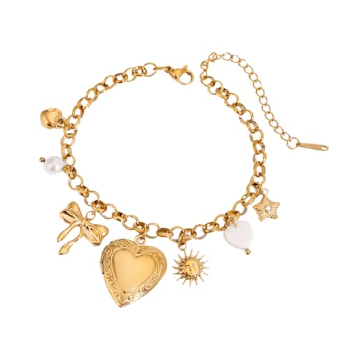 Cenifin Zarte Herzrahmen Anhänger Armband Frauen Mode Schmuck Elegant Für Mode Und Hochzeitsveranstaltungen Foto Für Frauen Cenifin Zarte Herzrahmen Anhänger Armband Frauen Mode Schmuck Elegant Für Mode Und Hochzeitsveranstaltungen Foto Für Frauen von Cenifin