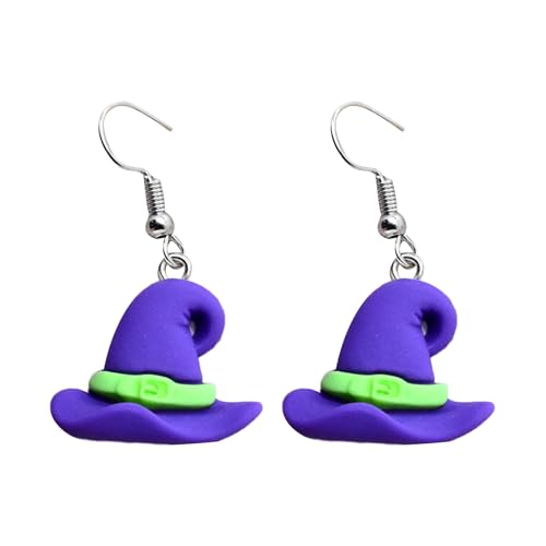 Halloween Cartoon Harz Drop Ohrringe Katze Hafe Party Schmuck Geschenk Für Frauen Mädchen Süßes Halloween Leichtgewicht von Cenifin