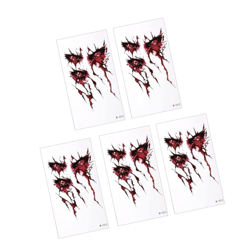 Hautfreundlicher Temporärer Narbenaufkleber Für Halloween Partys Wasserdichte Realistische Wundaufkleber Cosplay Accessoires Realistische Narbenaufkleber Aufkleber von Cenifin