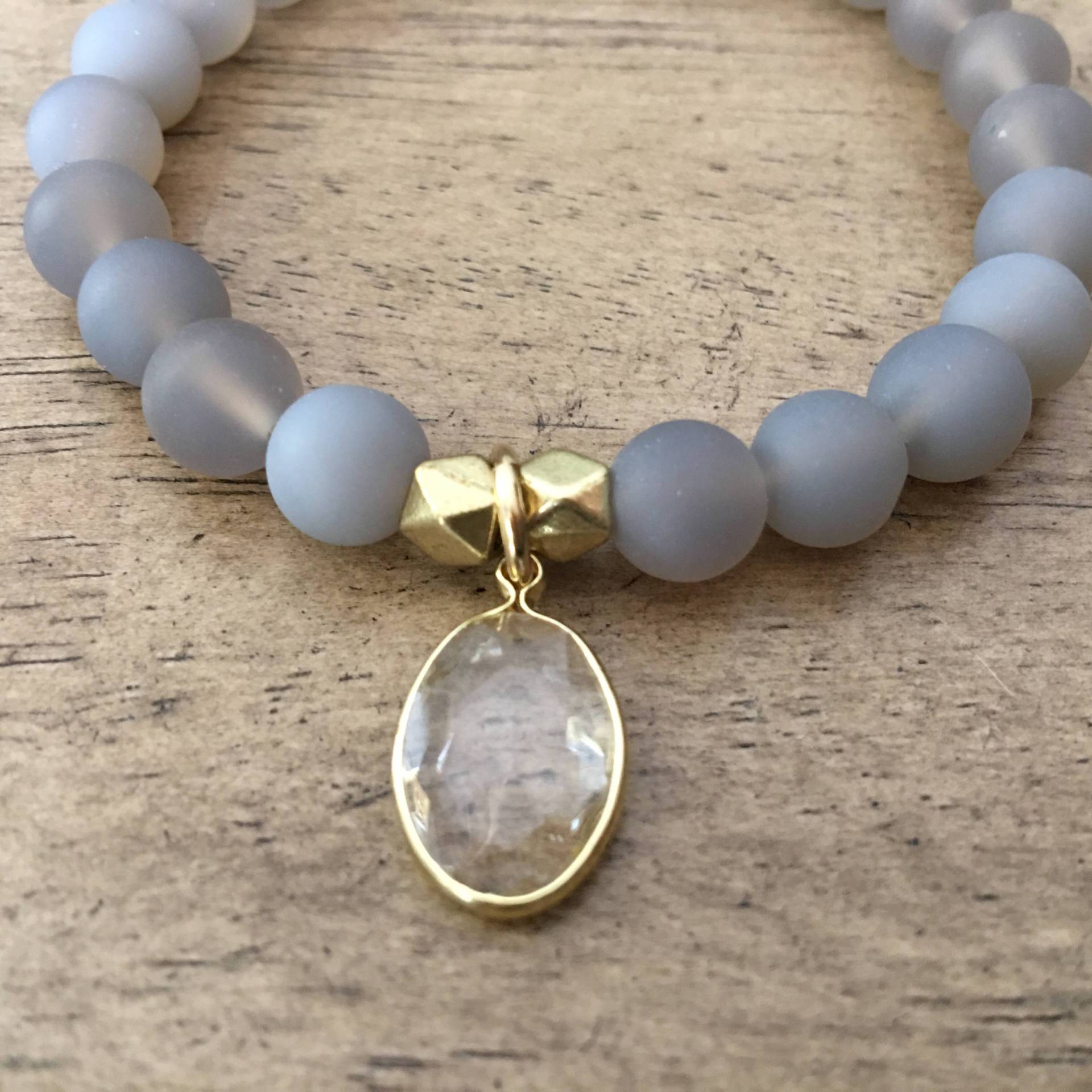 Das Paige Armband - Raucher Achat Das Paige Armband - Raucher Achat von CenteredJewelry