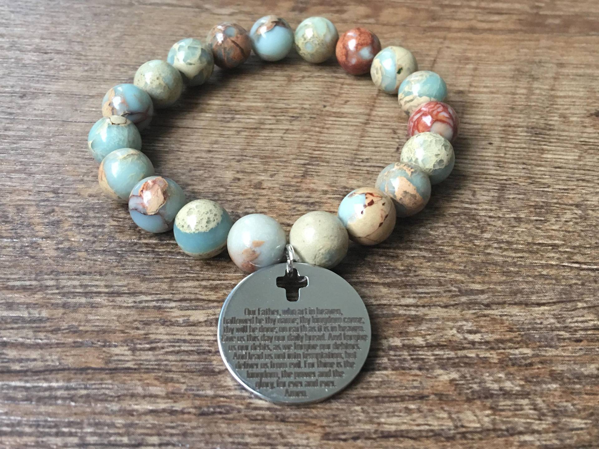 Unser Vater Charm Armband Unser Vater Charm Armband von CenteredJewelry